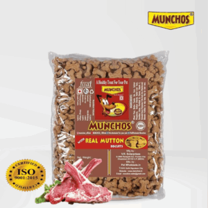 MUNCHOS Real Mutton Puppy Biscuits 1 Kg * 25 Packets