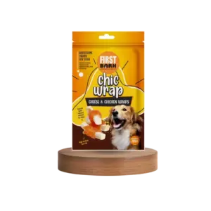 First Bark Cheese & Chicken Wrap Dog Treats 70gm