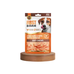 First Bark Chicken Chips with Cheese Jerky Dog Treat 70 gm