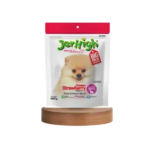 Jerhigh Chicken with Strawberry Flavour 400 gm(12 packets)