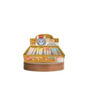 Wanpy Creamy Treat Assorted Mix Flavor 100pc Pack 14gm (1400gm)