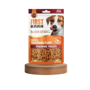 First Bark Duck Training Cubes Jerky Dog Treat 70gm