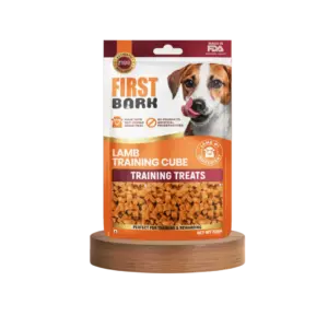 First Bark Lamb Training Cube Dog Treats for Dogs 70g