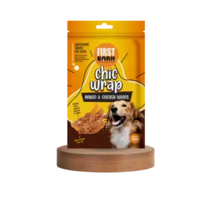 First Bark Mango & Chicken Wrap Dog Treats 70gm