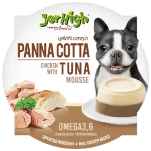JerHigh Chicken with Tuna Mousse Dog Food 70 gm(12 packets)
