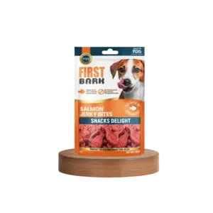 First Bark Salmon Jerky Bites Dog Treat