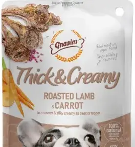 Gnawlers Roasted Lamb and Carrot Thick and Creamy Dog Treats