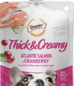 Gnawlers Atlantic Salmon and Cranberry Thick and Creamy Dog Treats