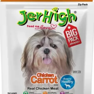 JerHigh High Protein Chicken- Carrot Flavour 400 gm)12 packets)