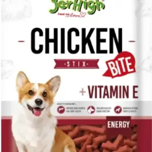 JerHigh High Protein Chicken – Chicken Flavour 100g(12 packets)
