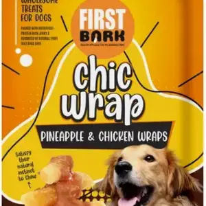 First Bark Pineapple & Chicken Wrap Dog Treats 70gm