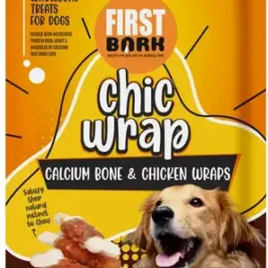 First Bark Calcium Bone & Chicken Wrap Dog Treats