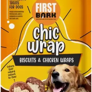 First Bark Biscuits & Chicken Wrap Dog Treats