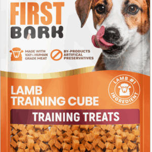 First Bark Lamb Training Cube Dog Treats for Dogs 70g