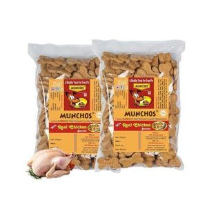 MUNCHOS Dog Adult Biscuits Combo Offer 2KG (1KG+1KG) (50 Packets)