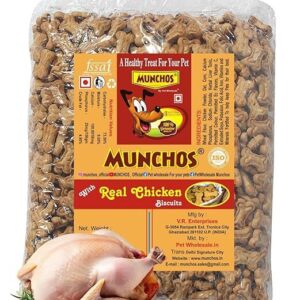MUNCHOS Puppy Chicken Biscuits 1Kg * 25 Packets