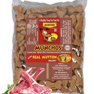 MUNCHOS Real Mutton Dog Adult Biscuits 1 kg * 25 Packets