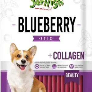 JerHigh High Protein Chicken- Blue berry Flavour100 gm(12 packets)