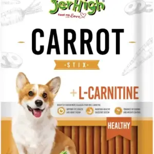 JerHigh High Protein Chicken- Carrot Flavour 100 gm(12 packets)