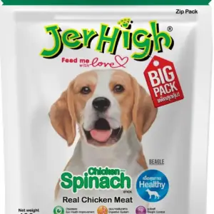 Jerhigh Chicken with Spinach Flavour 400 gm(12 packets)