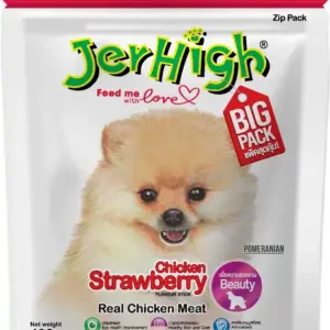 Jerhigh Chicken with Strawberry Flavour 400 gm(12 packets)