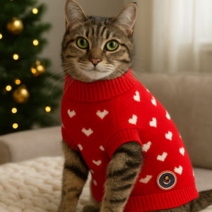 Red Heart Sweater for Cats