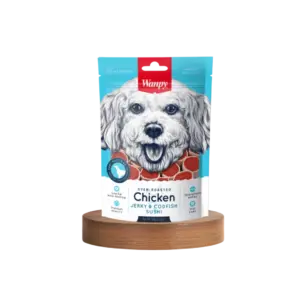 Wanpy Oven Roasted Chicken Jerky & Codfish Sushi For Dog