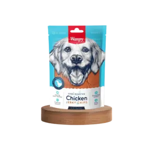 Wanpy Oven Roasted Chicken Jerky Chips Dog Treats