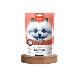 Wanpy Oven Roasted Salmon Stick Dog Treats