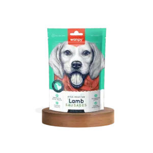 Wanpy : Oven-Roasted Lamb Sausages - Dog Treats