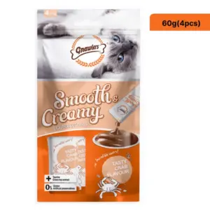 Gnawlers Crab,Bonito,Mussel,Salmon,Chicken & Liver,Mix Flavour Creamy Cat Treats