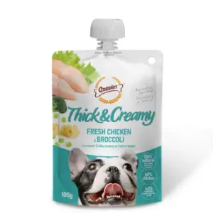 Gnawlers Chicken and Broccoli Thick and Creamy Dog Treats 100gm