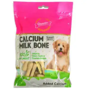 Charwaha Calcium Milk Bone dog treats for healthy teeth and fresh breath.