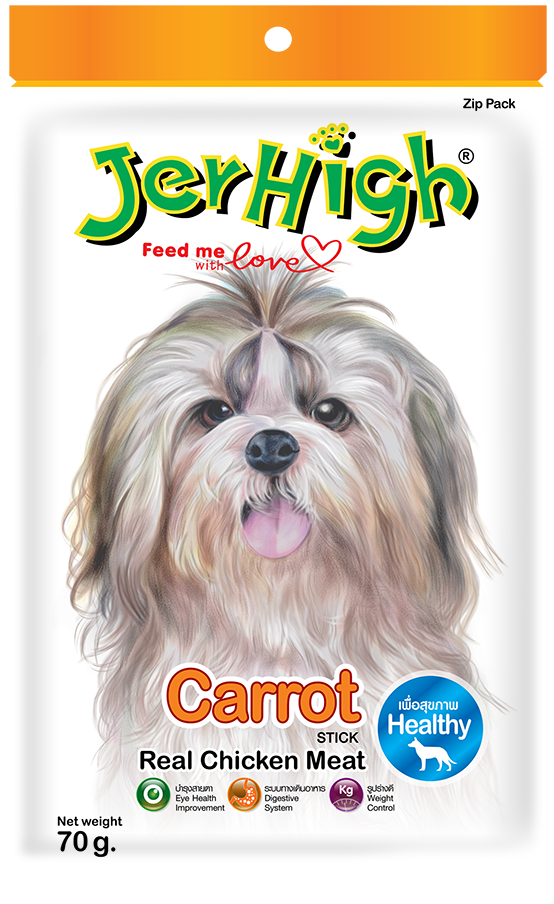 Jerhigh 70Gm Dog Treats India - Carrot (1)