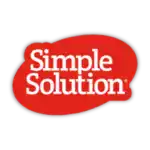 Simple Solution logo on a black background, representing a brand or company.