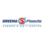 Sreema Feeds logo with tagline Farmer's No.1 Choice for quality animal feed products.