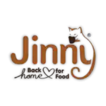 Charwaha logo with the name "Jinni" and a stylized cat illustration, emphasizing home-cooked food an.